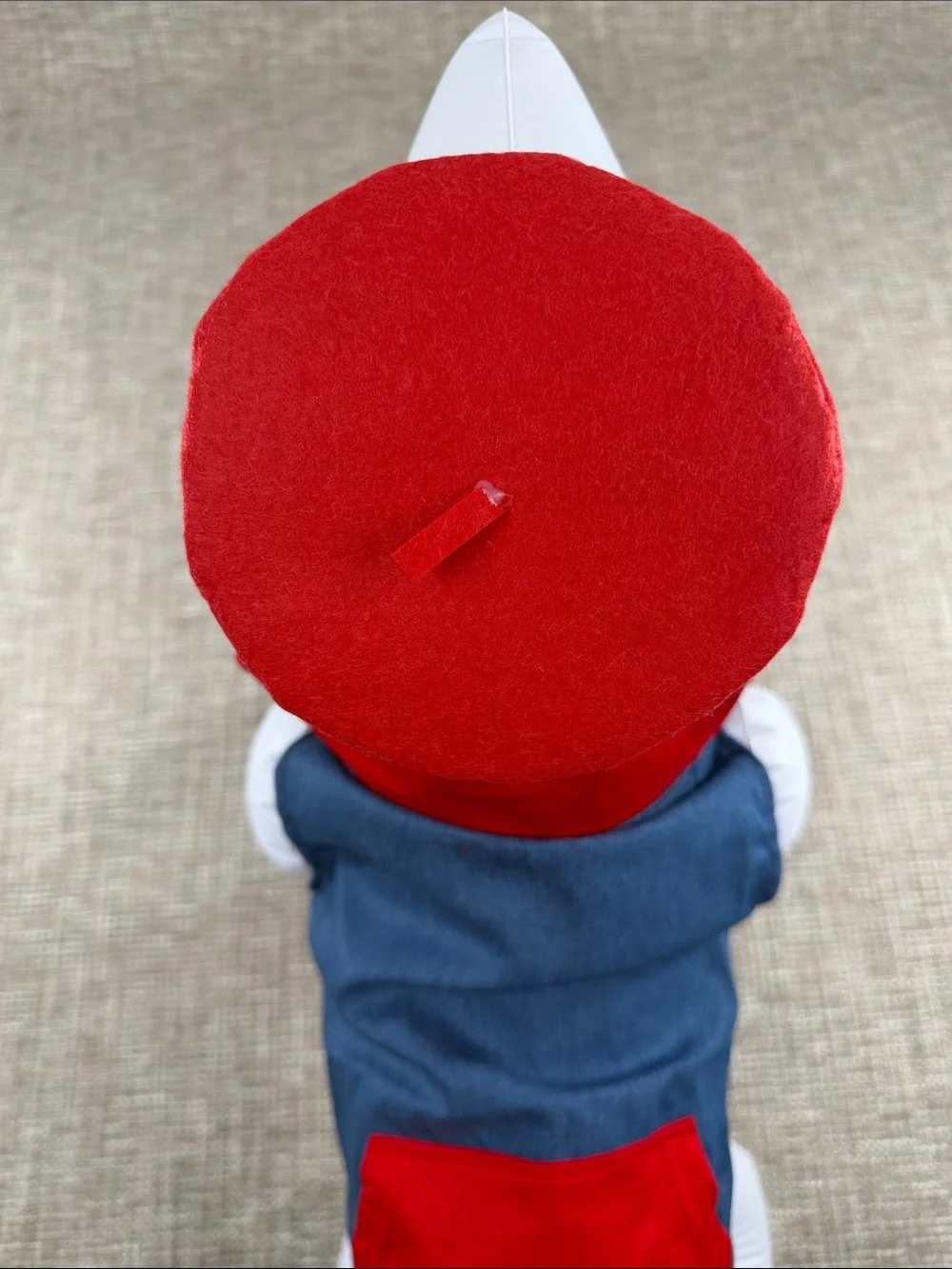 Red and Blue Dog vest with Cap